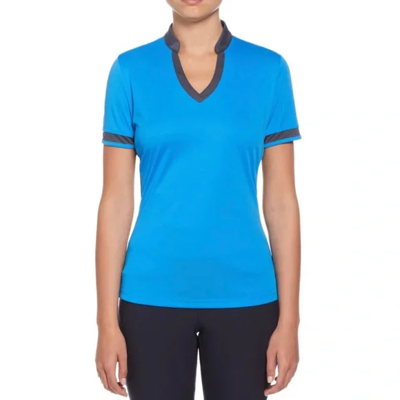 NWT - Callaway - Women’s - Color Block - Mandarin Collar - Golf Polo - Large - Picture 1 of 6